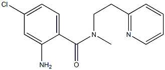 2-amino-4-chloro-N-methyl-N-[2-(pyridin-2-yl)ethyl]benzamide,,结构式