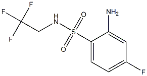 2-amino-4-fluoro-N-(2,2,2-trifluoroethyl)benzene-1-sulfonamide