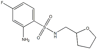 2-amino-4-fluoro-N-(oxolan-2-ylmethyl)benzene-1-sulfonamide