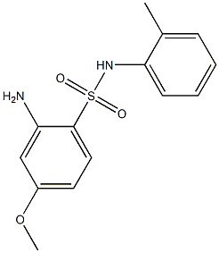 2-amino-4-methoxy-N-(2-methylphenyl)benzene-1-sulfonamide|