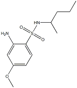 2-amino-4-methoxy-N-(pentan-2-yl)benzene-1-sulfonamide