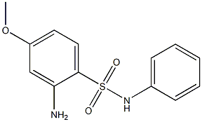  2-amino-4-methoxy-N-phenylbenzene-1-sulfonamide