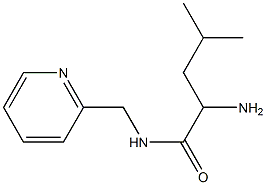 2-amino-4-methyl-N-(pyridin-2-ylmethyl)pentanamide Struktur