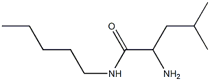 2-amino-4-methyl-N-pentylpentanamide 化学構造式