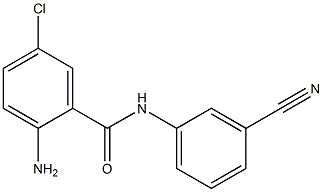 2-amino-5-chloro-N-(3-cyanophenyl)benzamide Structure