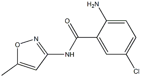 2-amino-5-chloro-N-(5-methylisoxazol-3-yl)benzamide|