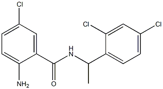  2-amino-5-chloro-N-[1-(2,4-dichlorophenyl)ethyl]benzamide