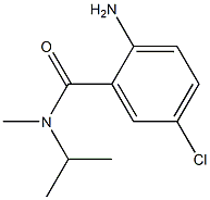 2-amino-5-chloro-N-isopropyl-N-methylbenzamide,,结构式