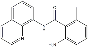 2-amino-6-methyl-N-(quinolin-8-yl)benzamide Structure