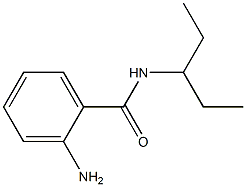 2-amino-N-(1-ethylpropyl)benzamide Struktur