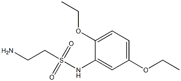 2-amino-N-(2,5-diethoxyphenyl)ethane-1-sulfonamide Structure