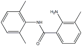 2-amino-N-(2,6-dimethylphenyl)-3-methylbenzamide 化学構造式