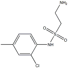 2-amino-N-(2-chloro-4-methylphenyl)ethane-1-sulfonamide