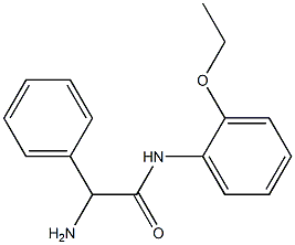 2-amino-N-(2-ethoxyphenyl)-2-phenylacetamide Structure