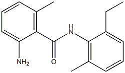 2-amino-N-(2-ethyl-6-methylphenyl)-6-methylbenzamide Struktur