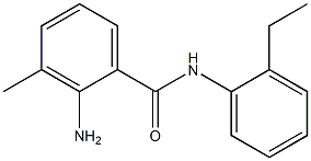 2-amino-N-(2-ethylphenyl)-3-methylbenzamide Structure