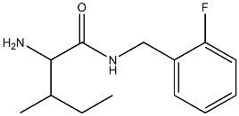 2-amino-N-(2-fluorobenzyl)-3-methylpentanamide