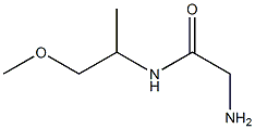 2-amino-N-(2-methoxy-1-methylethyl)acetamide 结构式