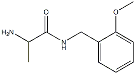 2-amino-N-(2-methoxybenzyl)propanamide,,结构式