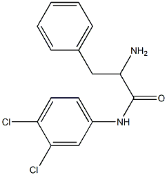 2-amino-N-(3,4-dichlorophenyl)-3-phenylpropanamide Structure