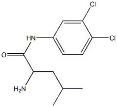 2-amino-N-(3,4-dichlorophenyl)-4-methylpentanamide