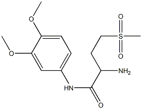 2-amino-N-(3,4-dimethoxyphenyl)-4-methanesulfonylbutanamide