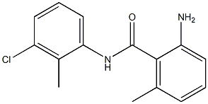 2-amino-N-(3-chloro-2-methylphenyl)-6-methylbenzamide Structure
