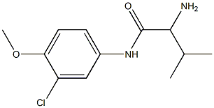 2-amino-N-(3-chloro-4-methoxyphenyl)-3-methylbutanamide