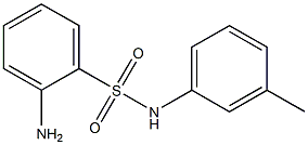 2-amino-N-(3-methylphenyl)benzenesulfonamide 结构式