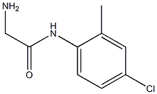 2-amino-N-(4-chloro-2-methylphenyl)acetamide Structure