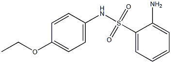 2-amino-N-(4-ethoxyphenyl)benzene-1-sulfonamide,,结构式