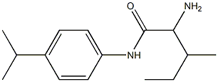 2-amino-N-(4-isopropylphenyl)-3-methylpentanamide Structure