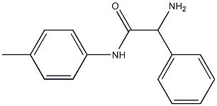 2-amino-N-(4-methylphenyl)-2-phenylacetamide Structure