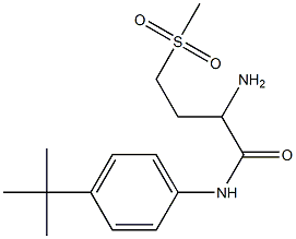 2-amino-N-(4-tert-butylphenyl)-4-methanesulfonylbutanamide