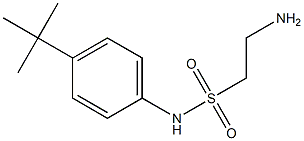 2-amino-N-(4-tert-butylphenyl)ethane-1-sulfonamide Structure