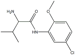 2-amino-N-(5-chloro-2-methoxyphenyl)-3-methylbutanamide|