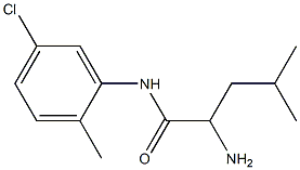 2-amino-N-(5-chloro-2-methylphenyl)-4-methylpentanamide