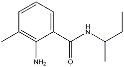 2-amino-N-(sec-butyl)-3-methylbenzamide 结构式