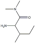 2-amino-N,N,3-trimethylpentanamide,,结构式