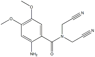 2-amino-N,N-bis(cyanomethyl)-4,5-dimethoxybenzamide|