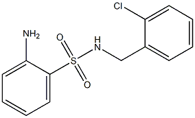 2-amino-N-[(2-chlorophenyl)methyl]benzene-1-sulfonamide