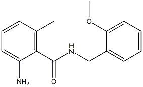 2-amino-N-[(2-methoxyphenyl)methyl]-6-methylbenzamide Struktur