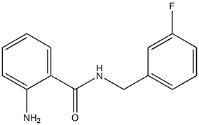  2-amino-N-[(3-fluorophenyl)methyl]benzamide