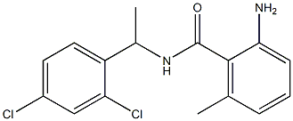 2-amino-N-[1-(2,4-dichlorophenyl)ethyl]-6-methylbenzamide