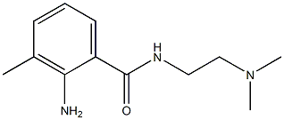 2-amino-N-[2-(dimethylamino)ethyl]-3-methylbenzamide Structure