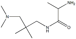 2-amino-N-[3-(dimethylamino)-2,2-dimethylpropyl]propanamide,,结构式