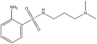 2-amino-N-[3-(dimethylamino)propyl]benzenesulfonamide Struktur