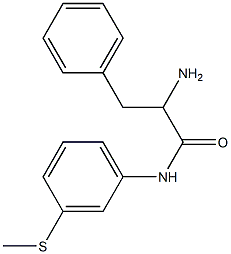  2-amino-N-[3-(methylthio)phenyl]-3-phenylpropanamide