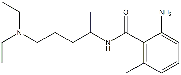 2-amino-N-[5-(diethylamino)pentan-2-yl]-6-methylbenzamide Structure