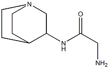 2-amino-N-1-azabicyclo[2.2.2]oct-3-ylacetamide Structure